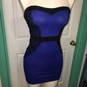 ❌SOLD❌ on Mercari—Blue Lacey Dress